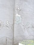 画像13: フランス　やさしい刺繍が素敵な カフェカーテン