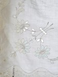 画像3: フランス　やさしい刺繍が素敵な カフェカーテン