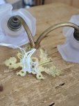 画像17: フランス 薔薇の2灯ウォールライト