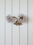 画像7: フランス 薔薇の2灯ウォールライト