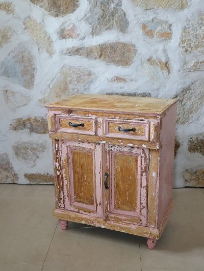 画像2: フランス シャビーなキャビネット  10%OFF 