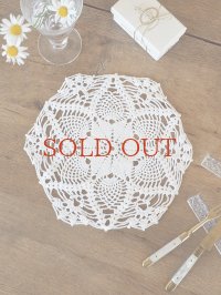 フランス レース編み テーブルセンター  10%OFF 