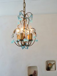 フランス 小さいサイズの オパリン製シャンデリア