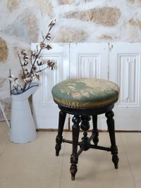 フランス 質感のいいピアノスツール