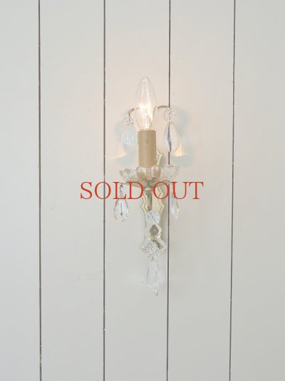 画像2: フランス 色々なガラスドロップがかわいい ウォールライト  10%OFF 