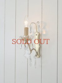 フランス 色々なガラスドロップがかわいい ウォールライト  10%OFF 