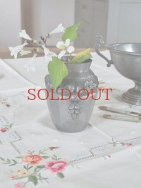 フランス ティン製フラワーベース
