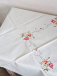 画像3: お花の刺繍がかわいい テーブルクロス