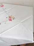 画像11: お花の刺繍がかわいい テーブルクロス