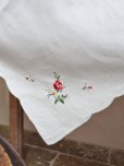 画像9: お花の刺繍がかわいい テーブルクロス
