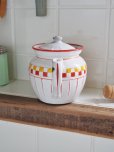 画像8: フランス BB社製格子柄がかわいい ホーロー製ティーポット
