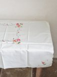 画像9: お花の刺繍がかわいい テーブルクロス