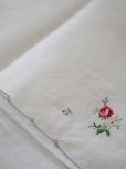 画像14: お花の刺繍がかわいい テーブルクロス