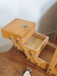 画像12: フランス 開き方がかわいい ソーイングボックス