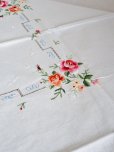 画像6: お花の刺繍がかわいい テーブルクロス