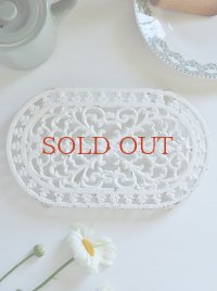 フランス アイアン製 大人っぽい 大き目トリベット  10%OFF 