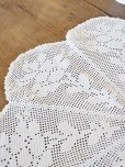 画像3: フランス お花がかわいいレース編み テーブルセンター