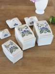 画像18: フランス デザインがかわいい陶器製 キャニスター3個セット