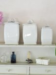 画像8: フランス デザインがかわいい陶器製 キャニスター3個セット