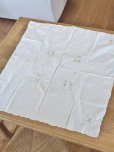 画像10: フランス 薔薇の刺繍が素敵な テーブルクロス