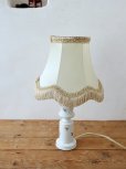画像3: フランス 陶器の小花がかわいい テーブルランプ