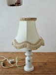 画像10: フランス 陶器の小花がかわいい テーブルランプ