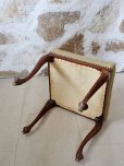 画像11: フランス お花模様が素敵なプチポワンスツール