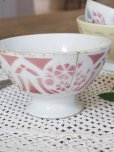 画像4: フランス ステンシルがかわいい ミニカフェオレボウル