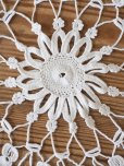 画像6: フランス お花模様がレアでかわいい レース編みテーブルセンター