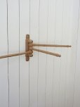 画像3: フランス 木地のままの質感が素敵な バンブースタイルタオル掛け