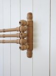 画像8: フランス 木地のままの質感が素敵な バンブースタイルタオル掛け