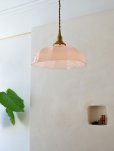 画像6: フランス 淡い色とフォルムがかわいい ミルクガラスランプシェード