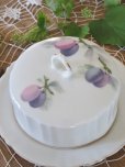 画像5: プラムの絵柄が素敵な 陶器製バターケース