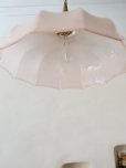 画像5: フランス 淡い色とフォルムがかわいい ミルクガラスランプシェード