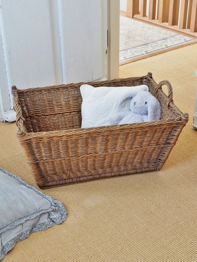 フランス　アンティーク　かわいい　ビッグパニエ