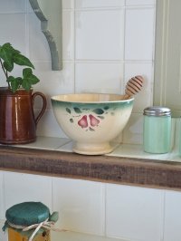 フランス ぽってりかわいい カフェオレボウル