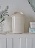 画像5: フランス お花がかわいい陶器製 キャニスター