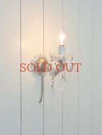 フランス ガラスで覆われた 小さなウォールライト