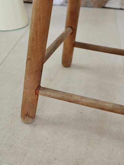 画像12: フランス 木製スツール