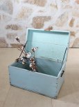画像5: フランス 薔薇の模様がかわいい 木製ボックス