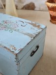 画像3: フランス 薔薇の模様がかわいい 木製ボックス