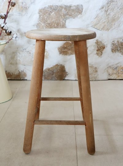 画像10: フランス 木製スツール