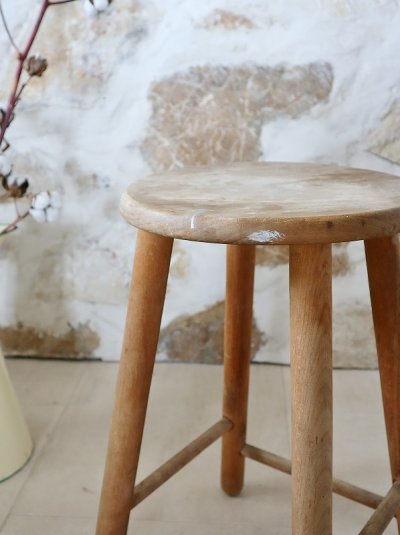 画像5: フランス 木製スツール