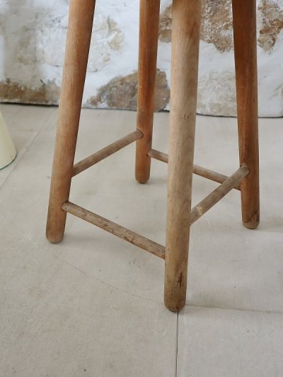 画像6: フランス 木製スツール