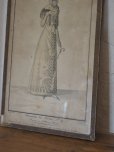 画像4: フランス ガラスの額付き 貴婦人のプリント画