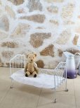フランス　かわいい　アンティーク　アイアン　ドールベッド