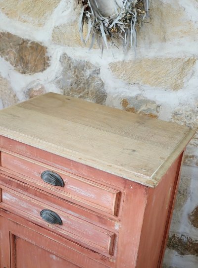 画像3: オーク天板が素朴で素敵な キャビネット