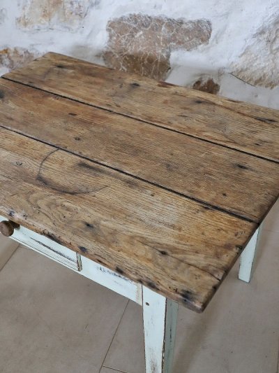 画像3: フランス シャビーなローテーブル