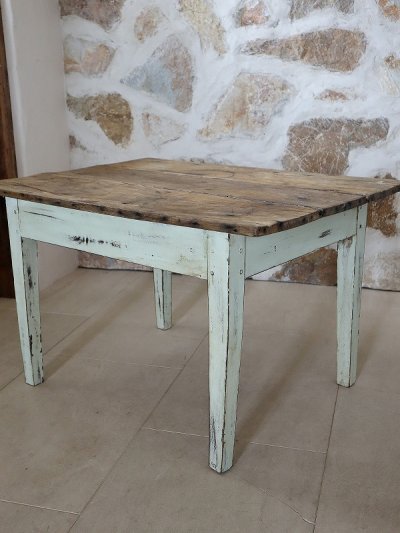 画像14: フランス シャビーなローテーブル