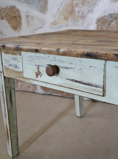 画像6: フランス シャビーなローテーブル
